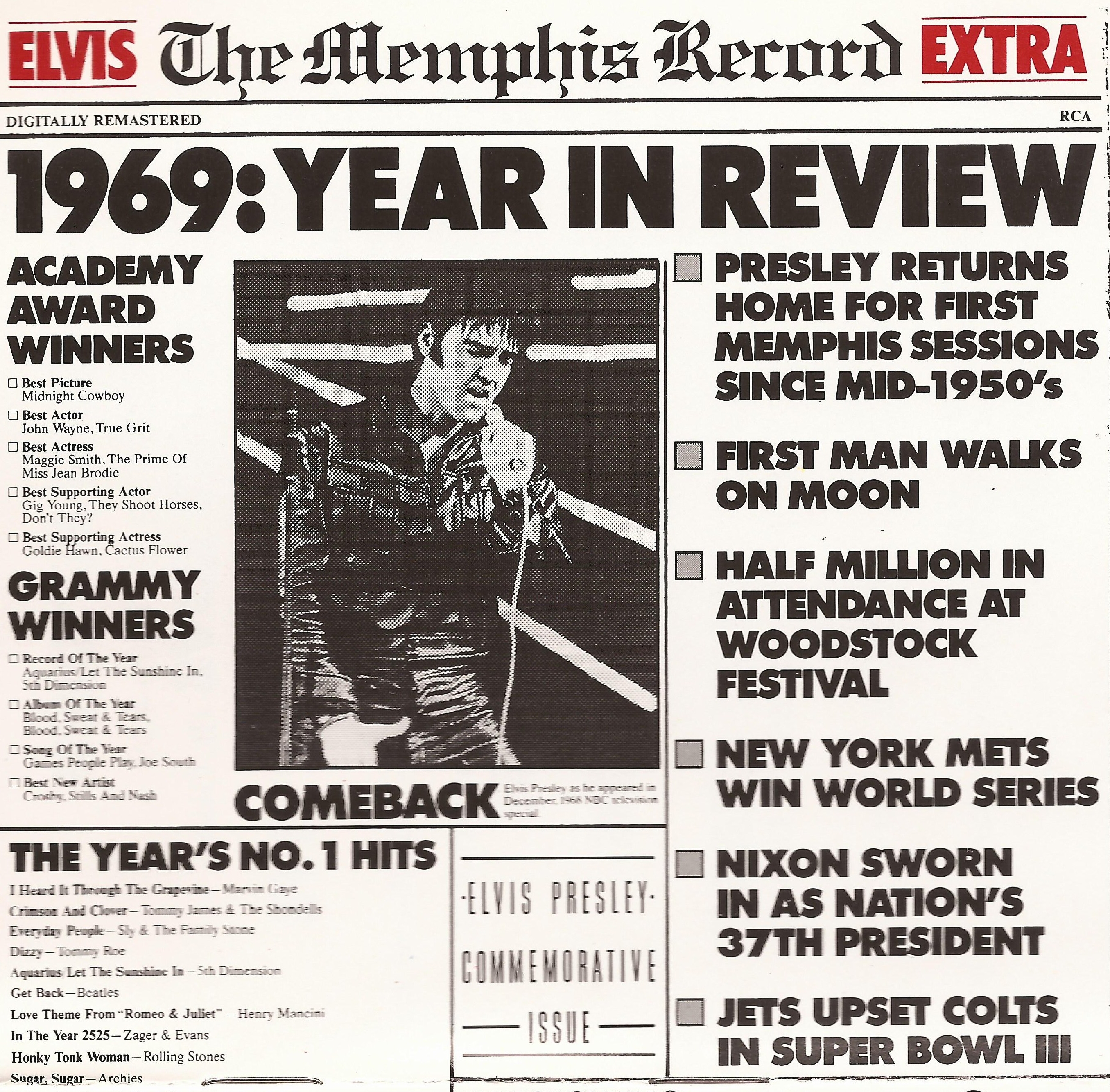 Elvis Presley  The Memphis Record : Front